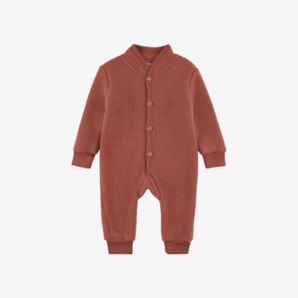 Wool Fleece Suit Moss Green - Görsel 2